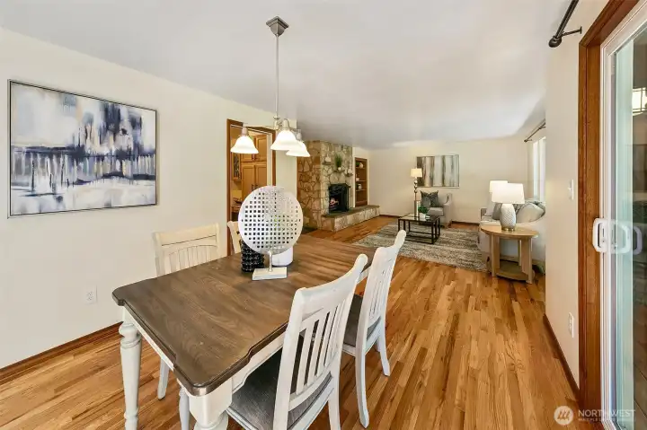 Formal dining room.