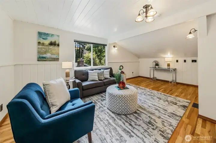 Extra large bedroom could be home office, den or media room.