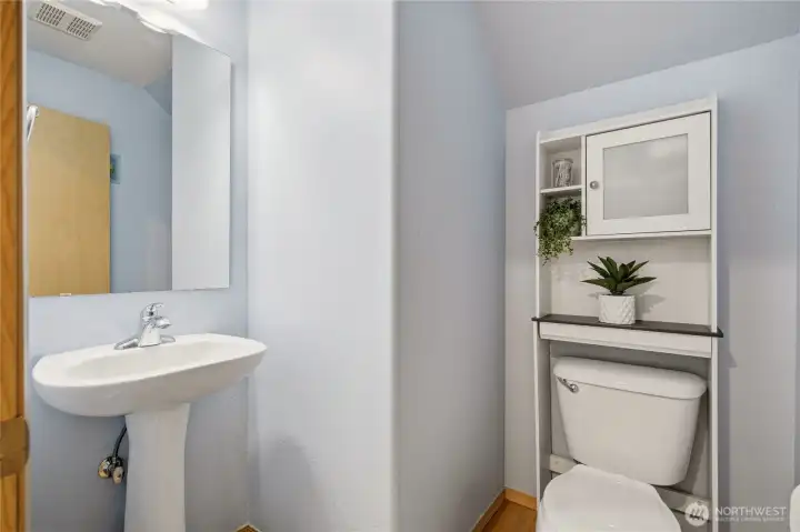 Main floor powder bath Main floor powder bath