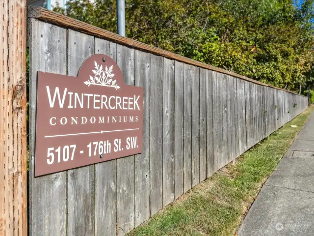 Tranquil, quiet, friendly Wintercreek community.