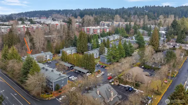 Trees and Creekside area provide privacy and noise buffers, yet you're walking distance to the P&Ride, Target, Coffee, shops, eateries, Medical services, and the popular wine-tasting district.