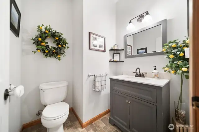 main floor half bath