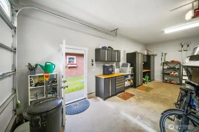 Large 3-car garage