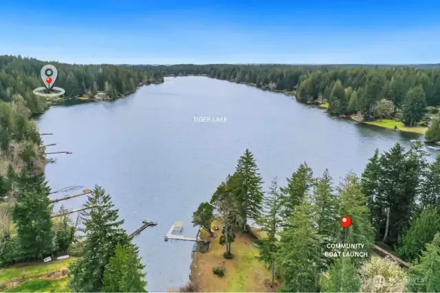 proximity to the boat launch park