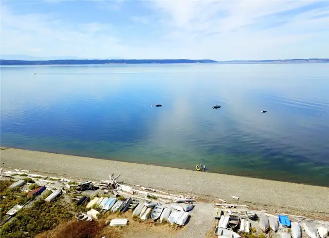 Your Private Shoreline extends North and South for Year-Round Enjoyment~