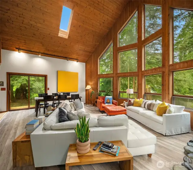 Soaring ceilings