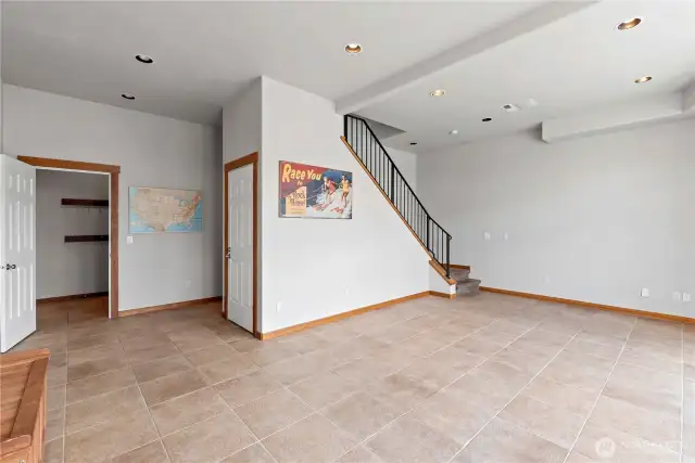 Lower level family room