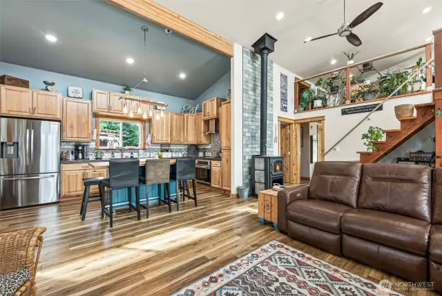 Stay connected in a Great Room Space