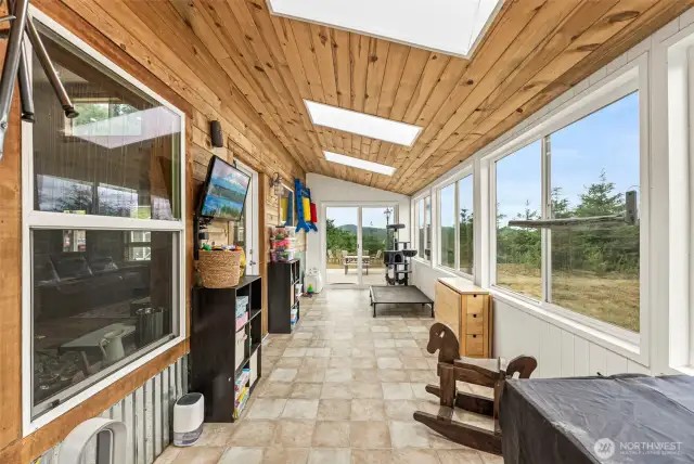 Sunroom makes a great flex space