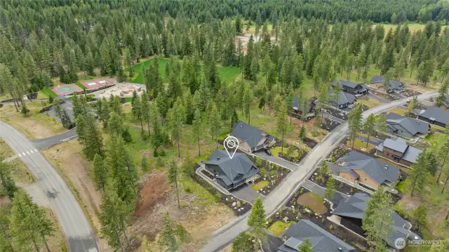 Domerie Park and enclave of 29 homes in The Mountain Home Collection
