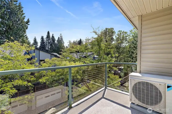 Balcony off living room
