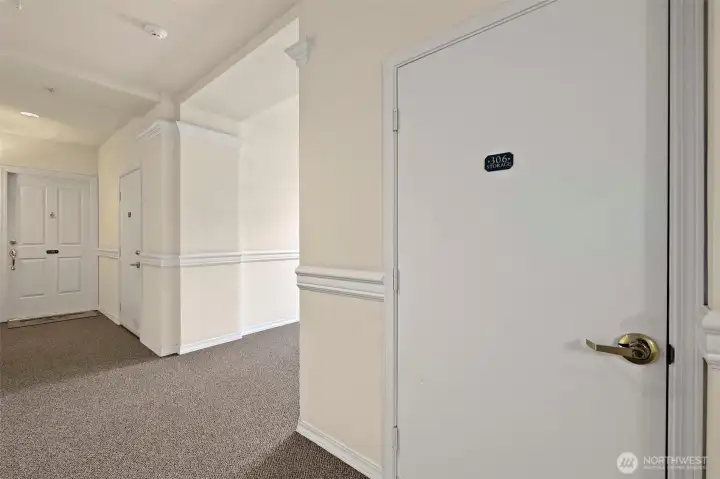 Storage room on same floor as unit
