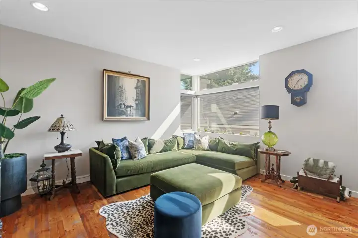 Incredible light throughout from the triple pane, south facing windows!