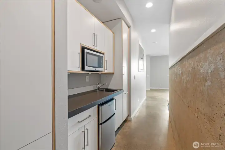 Kitchenette downstairs!
