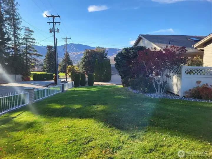 View West on Property