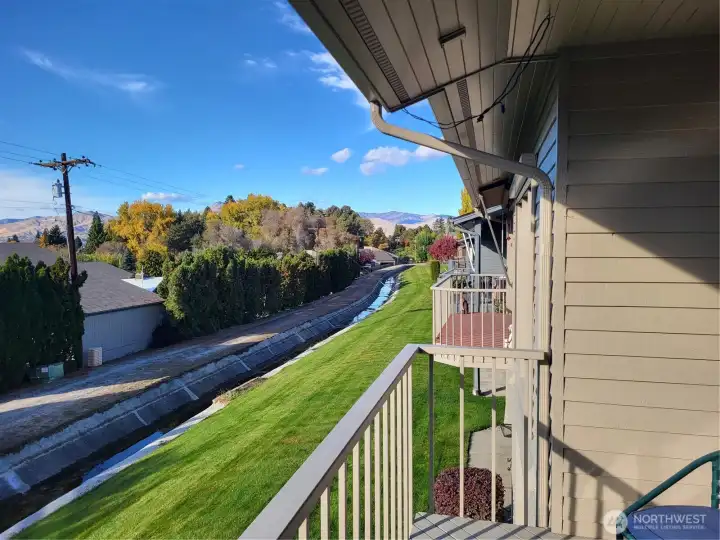 View North from Balcony Off Living Room