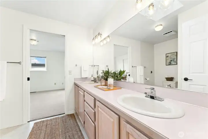 Guest Bath connects to 2nd Bedroom