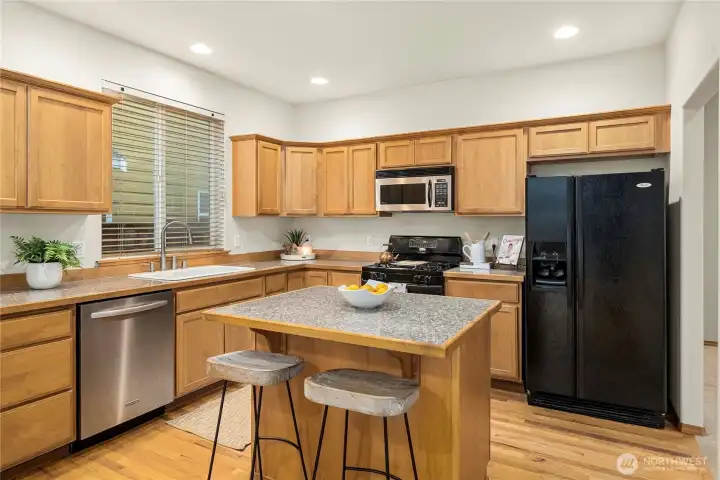 All appliances stay.