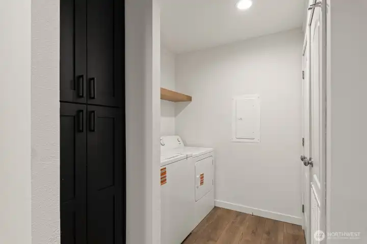 Utility Room off Kitchen has new washer/dryer and a double pantry.