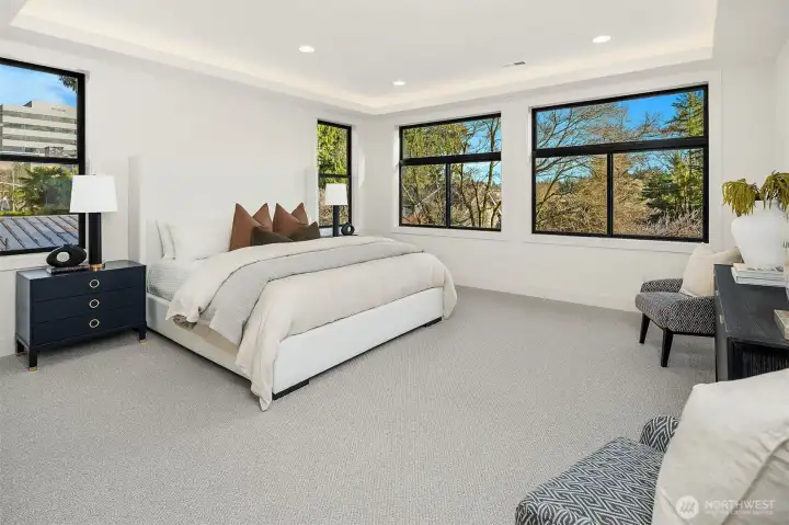 Designer primary suite