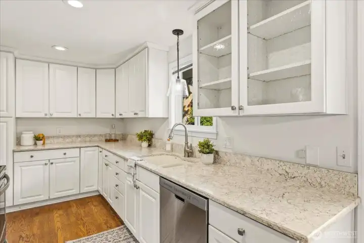 Bright updated kitchen