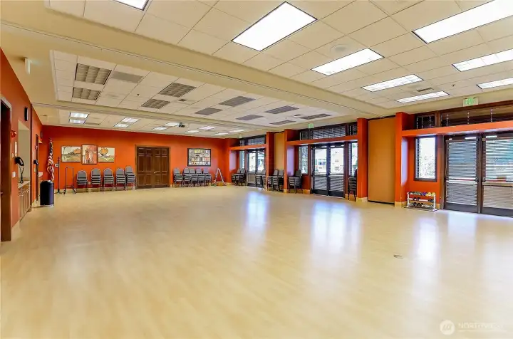 The Lodge has meeting rooms, used by many of the clubs that are open to residents.