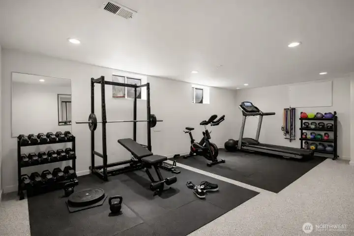 Downstairs 3rd Living Space / Virtually Staged For Inspo.