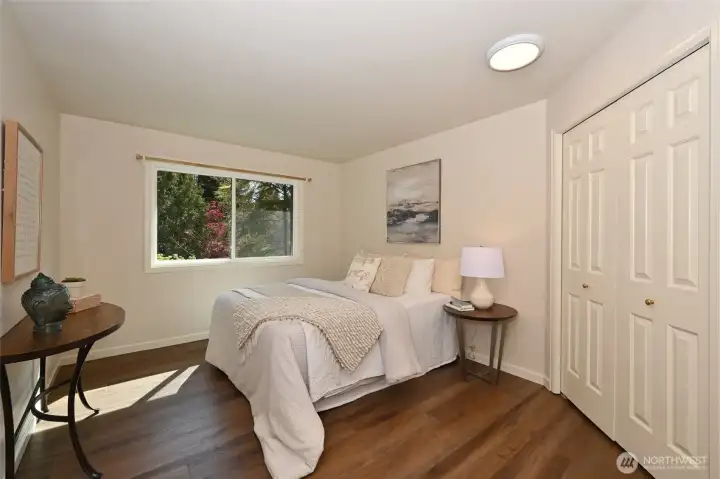 Bedroom #2 is upstairs.