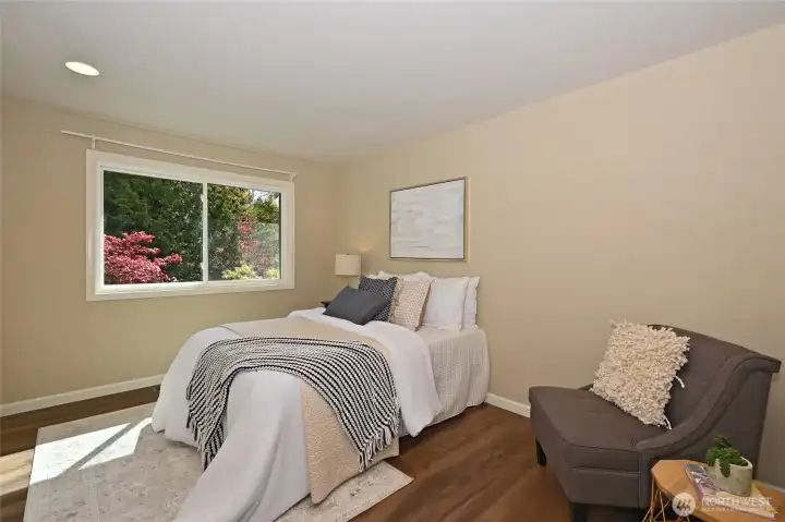 Bedroom #3 is upstairs.