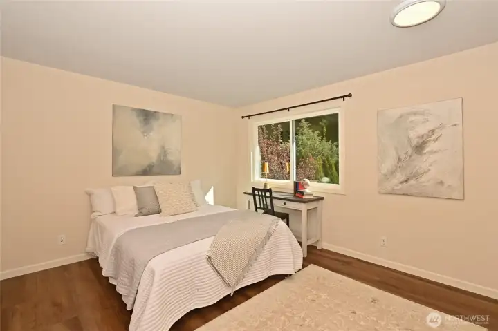 Bedroom #4 is upstairs.