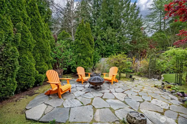 And you can hang out and get warm by the firepit.