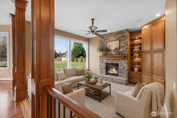 Family Room 1 - Virtually staged to show potential layout and use of space