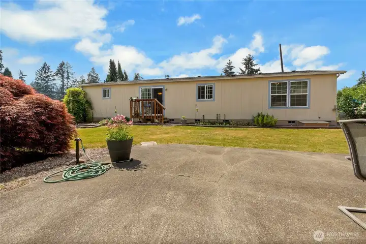 Large Patio in the Backyard