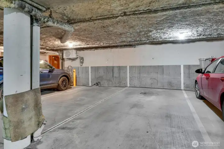 Dedicated 1 Car Parking Spot in Secure Common Garage