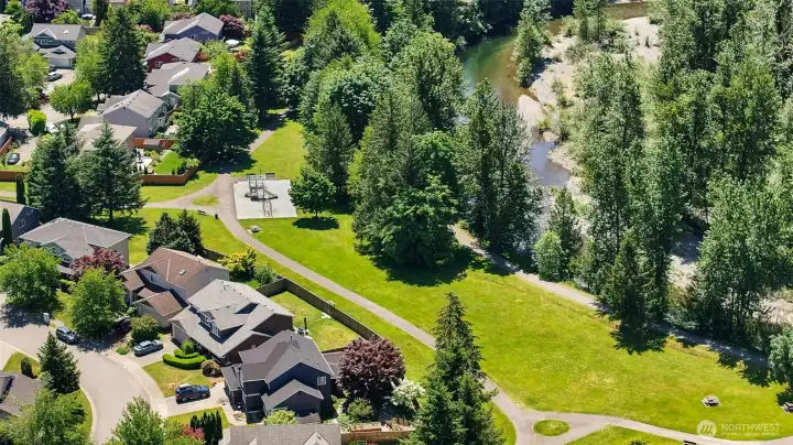 And more parks and the Snoqualmie River. Just around the corner to walk to.