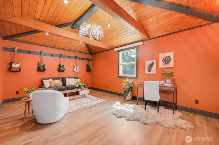 Studio was renovated to the studs; possibilities are endless depending on need.