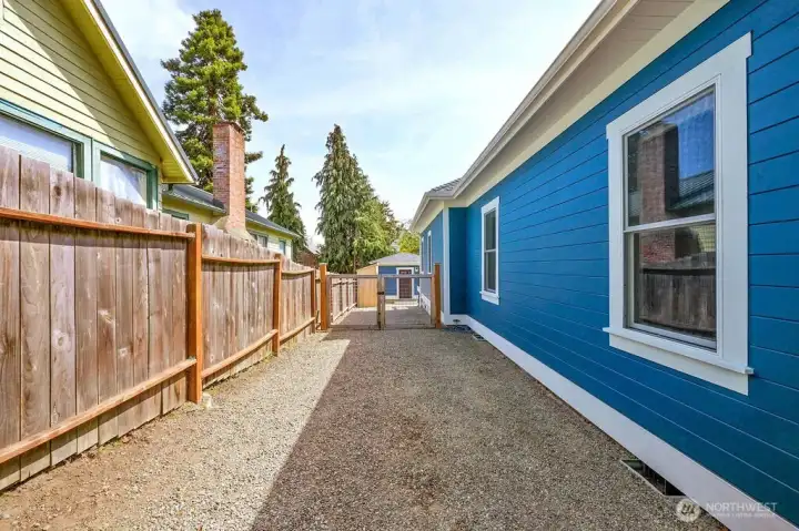 Side yard to the left as you face the front of the home leaves ample room for boat or RV.