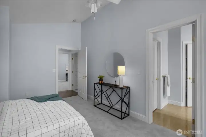 Third bedroom with shared bathroom access Third bedroom with shared bathroom access