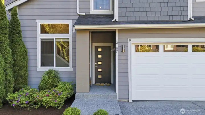 A warm welcome before you even step inside.
