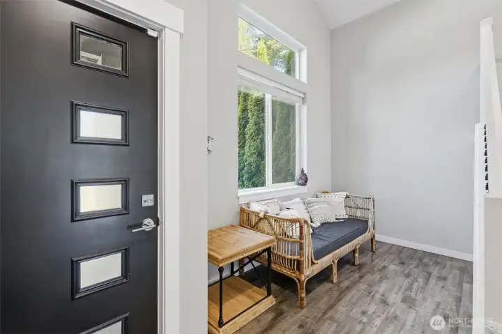 Bright spaces + a layout that instantly feels inviting.