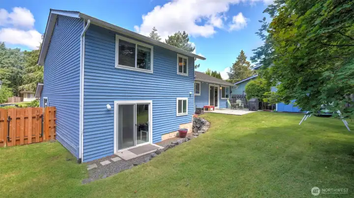 Access from lower level to backyard