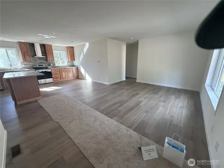 Open concept living area