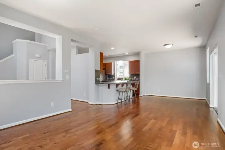 View of Eating area off the kitchen