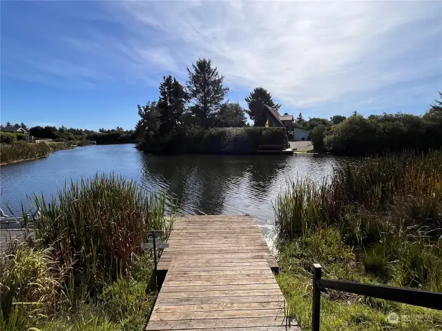 Incredible Dock right on the Bell Canal with Southern Facing Views