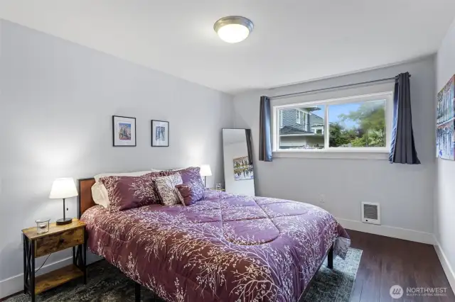 Spacious bedroom