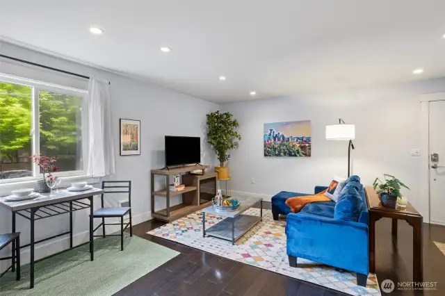 Living and dining space