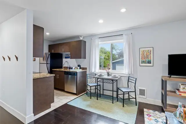 Kitchen + dining space