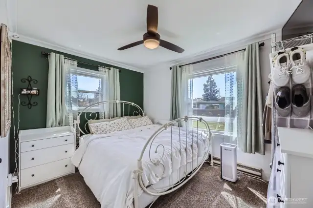Primary Bedroom with King Size Bed