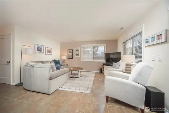 Lots of room in the living area.