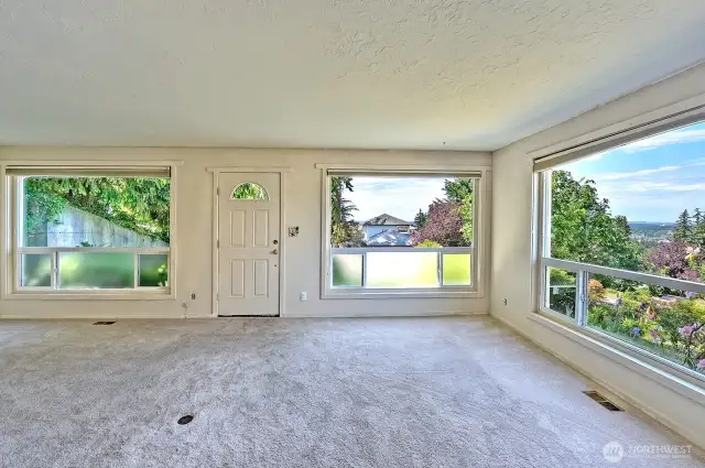 Large windows to enjoy the views.